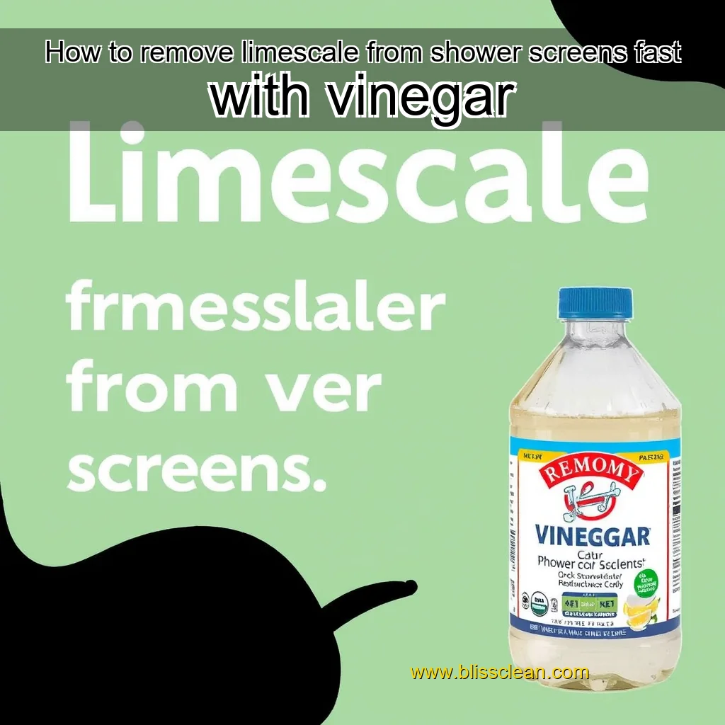 Read more about the article How to remove limescale from shower screens fast with vinegar