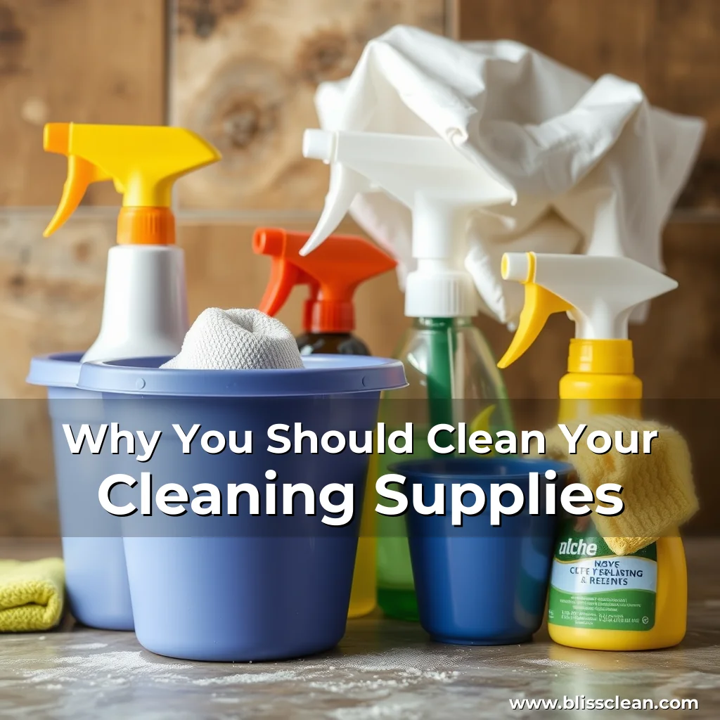 Read more about the article Why You Should Clean Your Cleaning Supplies