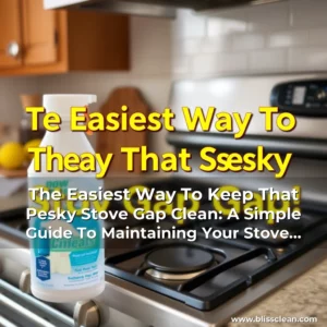 Read more about the article The Easiest Way To Keep That Pesky Stove Gap Clean: A Simple Guide To Maintaining Your Stove Top!