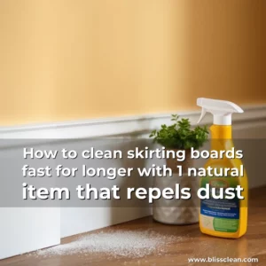 Read more about the article How to clean skirting boards fast for longer with 1 natural item that repels dust