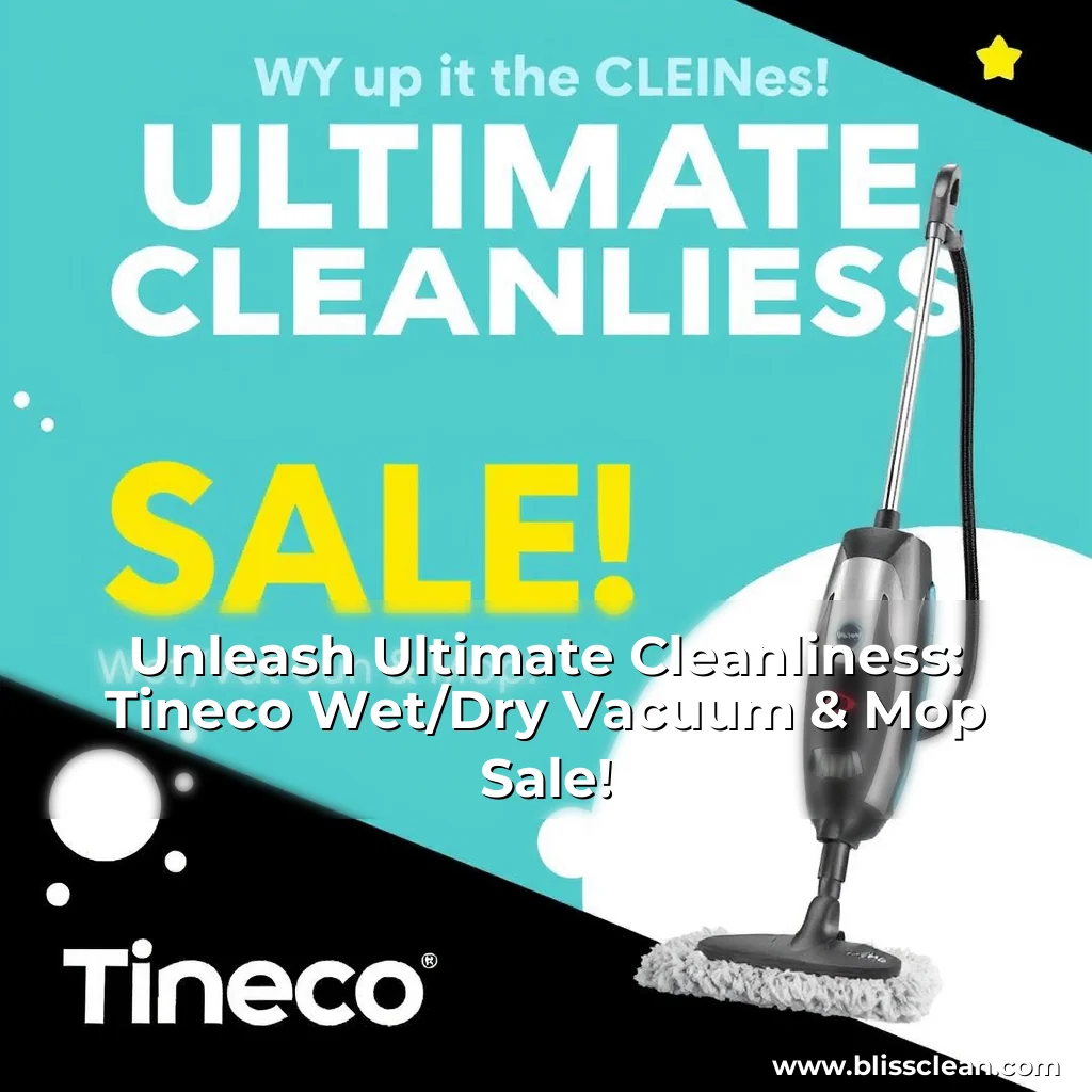 Read more about the article Unleash Ultimate Cleanliness: Tineco Wet/Dry Vacuum & Mop Sale!