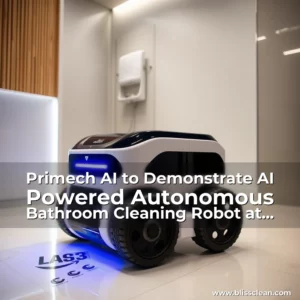Read more about the article Primech AI to Demonstrate AI  Powered Autonomous Bathroom Cleaning Robot at RoboSG 2025