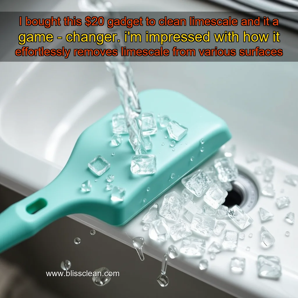 Read more about the article I bought this $20 gadget to clean limescale and it a game – changer. i’m impressed with how it effortlessly removes limescale from various surfaces without the need for harsh chemicals. it’s also incredibly easy to use, making it a great addition to my cleaning routine.