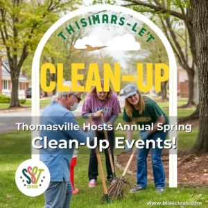 Read more about the article Thomasville Hosts Annual Spring Clean-Up Events!
