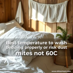 Read more about the article Best temperature to wash bedding properly or risk dust mites  not 60C