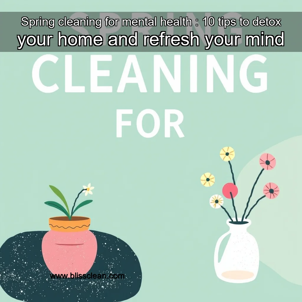 You are currently viewing Spring cleaning for mental health : 10 tips to detox your home and refresh your mind