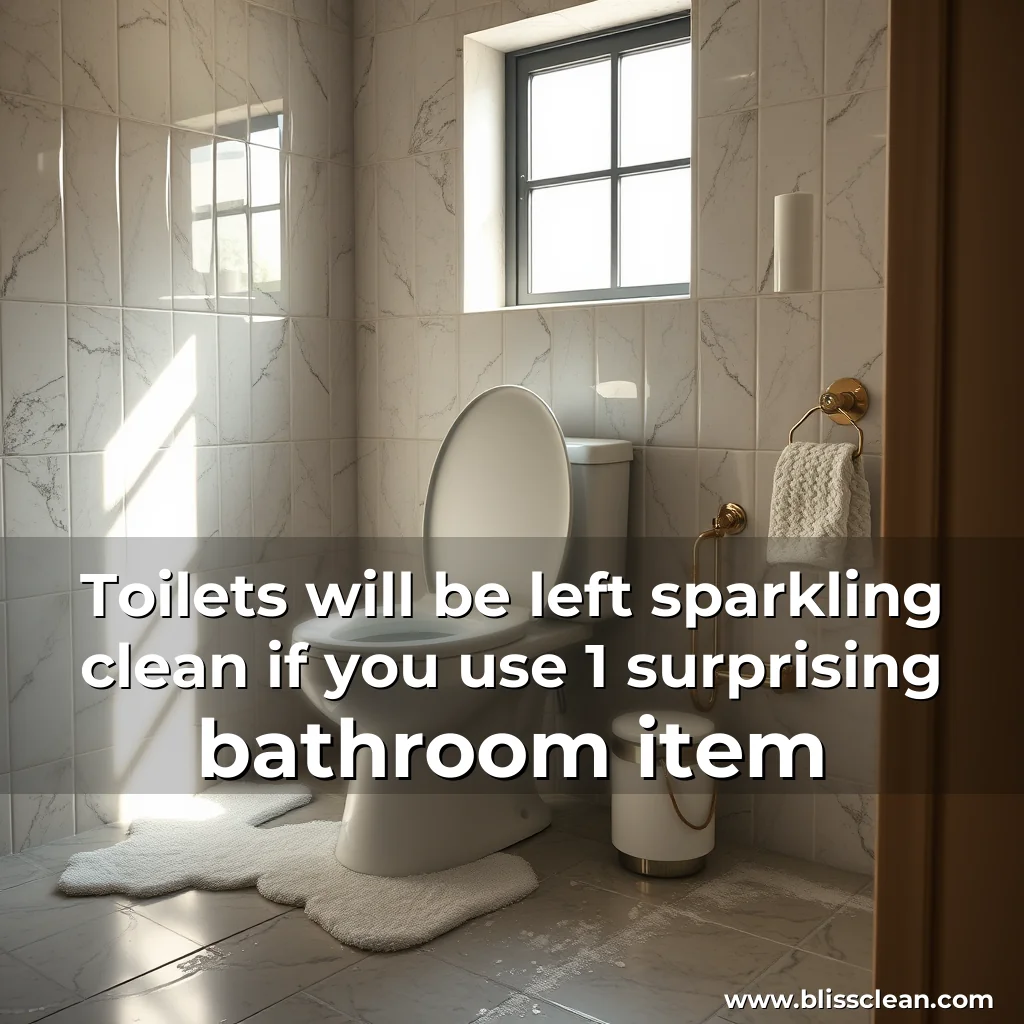Read more about the article Toilets will be left sparkling clean if you use 1 surprising bathroom item