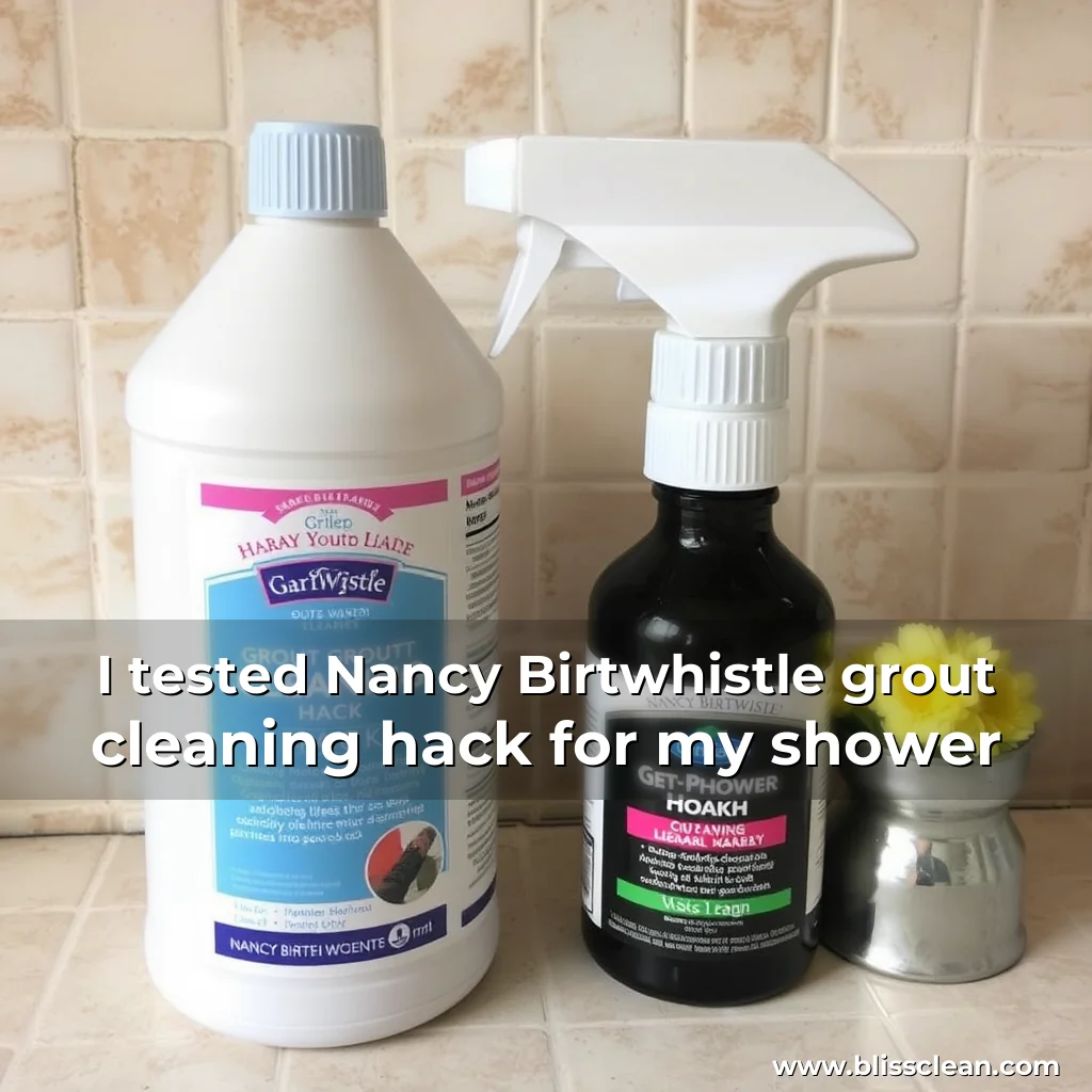 Read more about the article I tested Nancy Birtwhistle grout cleaning hack for my shower