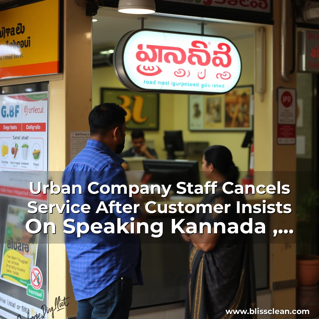 Read more about the article Urban Company Staff Cancels Service After Customer Insists On Speaking Kannada , Company Responds With ‘We Will Not Be Disrespected’!.