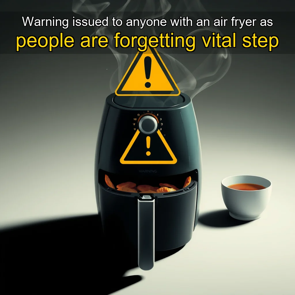 Read more about the article Warning issued to anyone with an air fryer as people are forgetting vital step