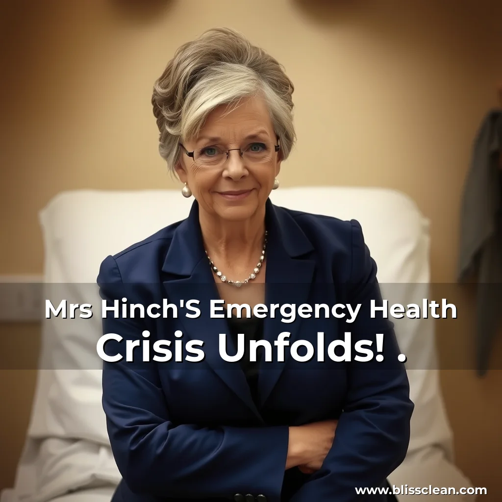 Read more about the article Mrs Hinch’S Emergency Health Crisis Unfolds!

.