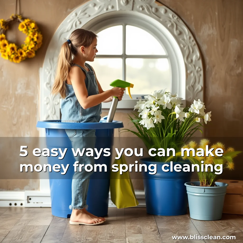You are currently viewing 5 easy ways you can make money from spring cleaning