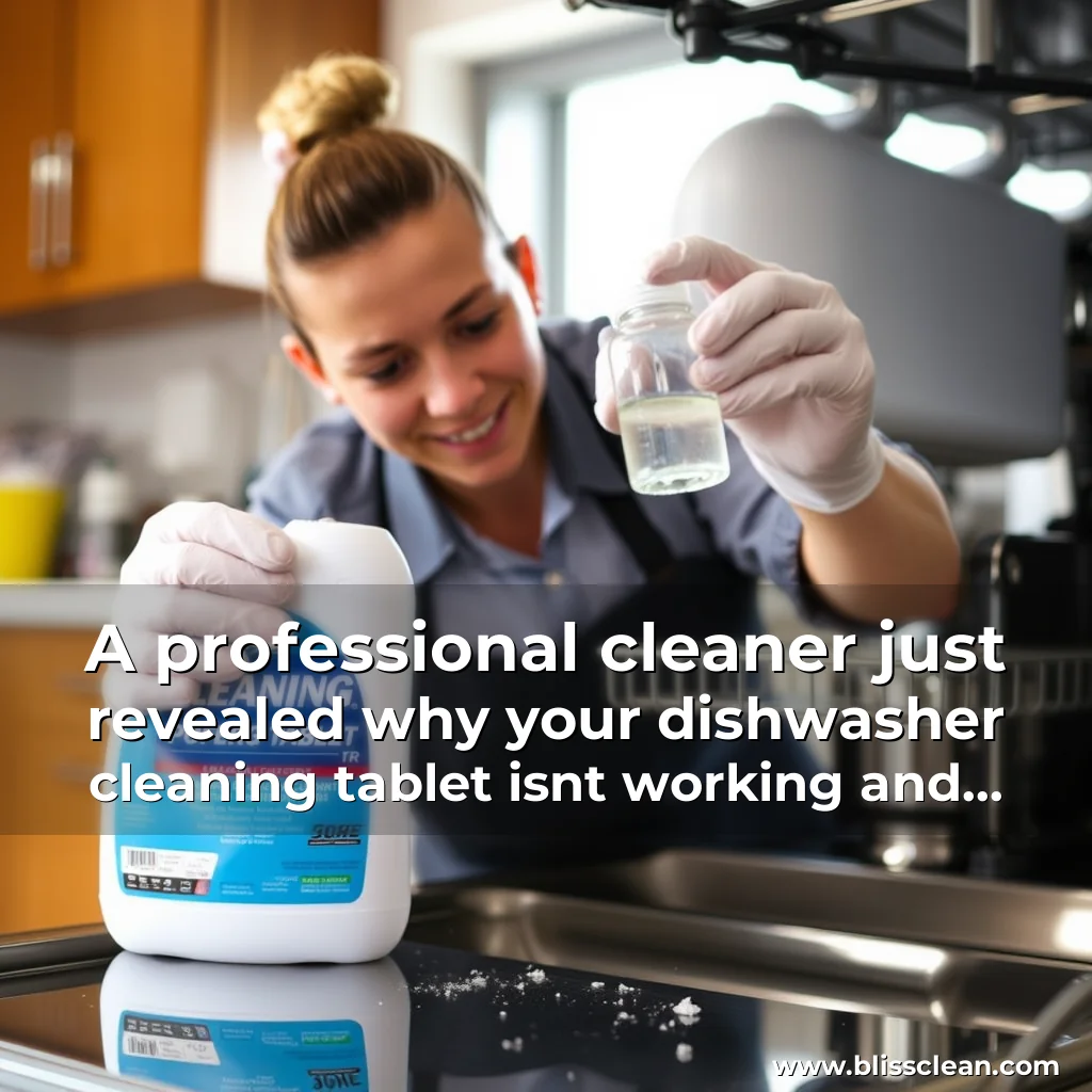 Read more about the article A professional cleaner just revealed why your dishwasher cleaning tablet isnt working  and it makes total sense