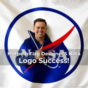 Read more about the article Morpeth Flag Designer’S Nasa Logo Success!