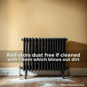 Read more about the article Radiators dust  free if cleaned with 1 item which blows out dirt