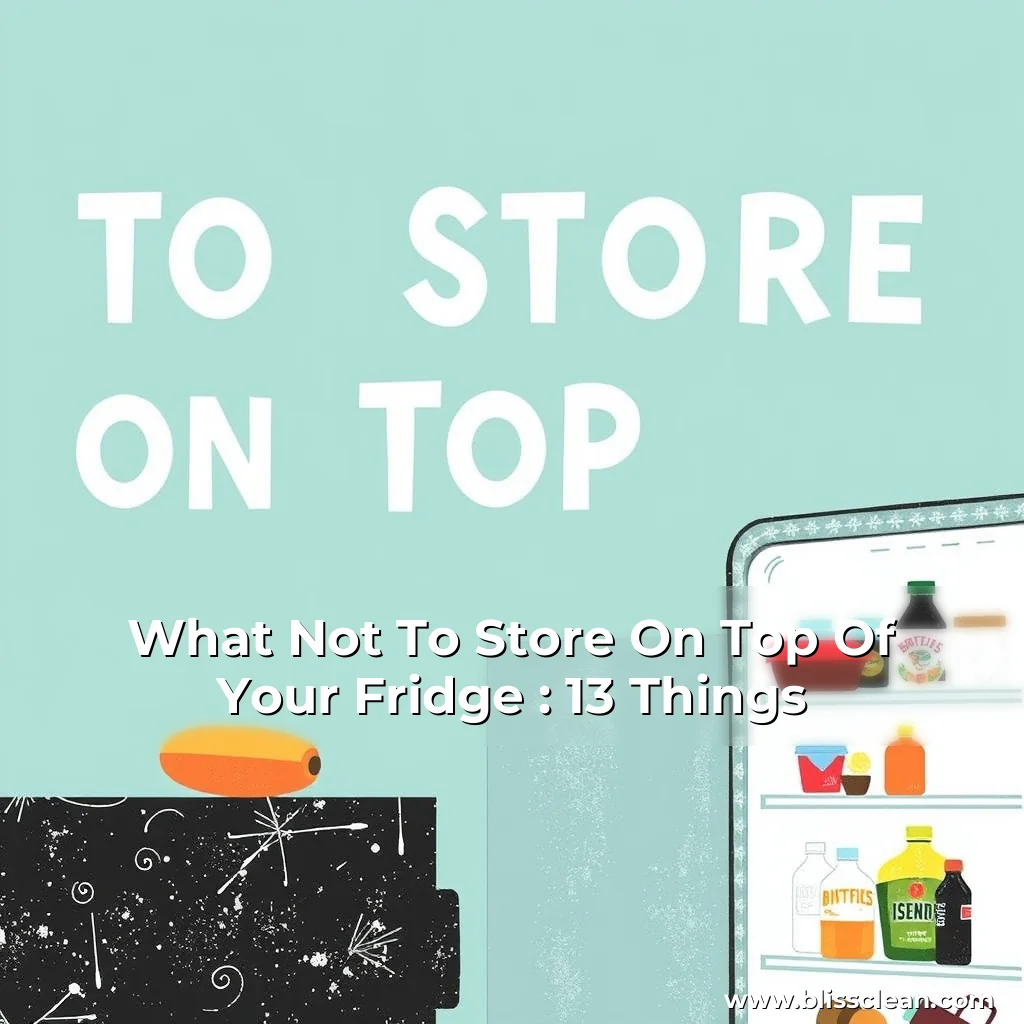 Read more about the article What Not To Store On Top Of Your Fridge : 13 Things