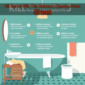 Read more about the article Kill Germs With This Bathroom Cleaning Cheat Sheet