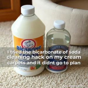 Read more about the article I tried the bicarbonate of soda cleaning hack on my cream carpets and it didnt go to plan