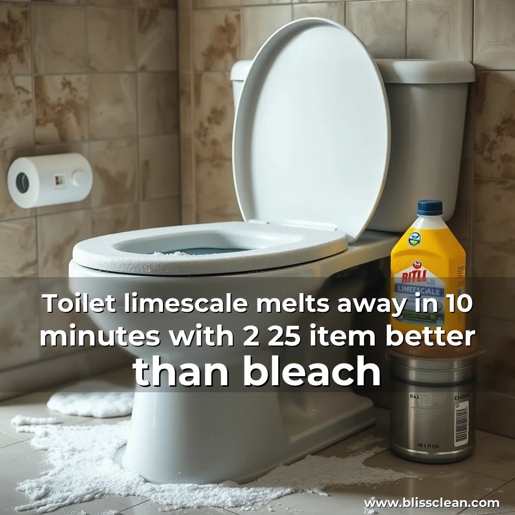 Read more about the article Toilet limescale melts away in 10 minutes with 2  25 item better than bleach