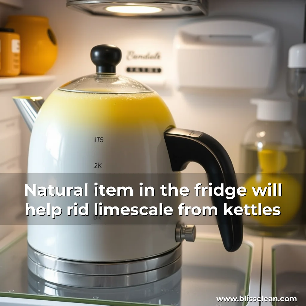 Read more about the article Natural item in the fridge will help rid limescale from kettles