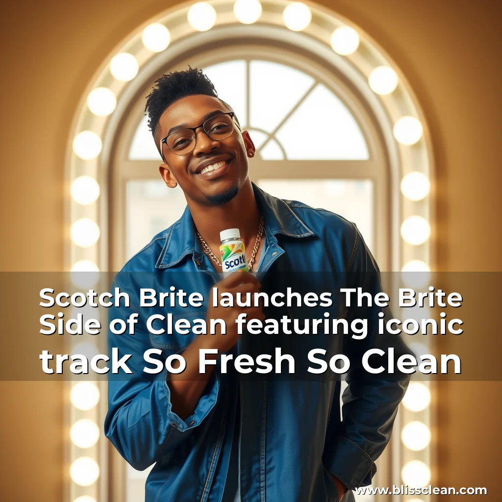 Read more about the article Scotch  Brite launches The Brite Side of Clean  featuring iconic track So Fresh  So Clean