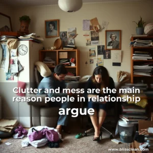 Read more about the article Clutter and mess are the main reason people in relationship argue
