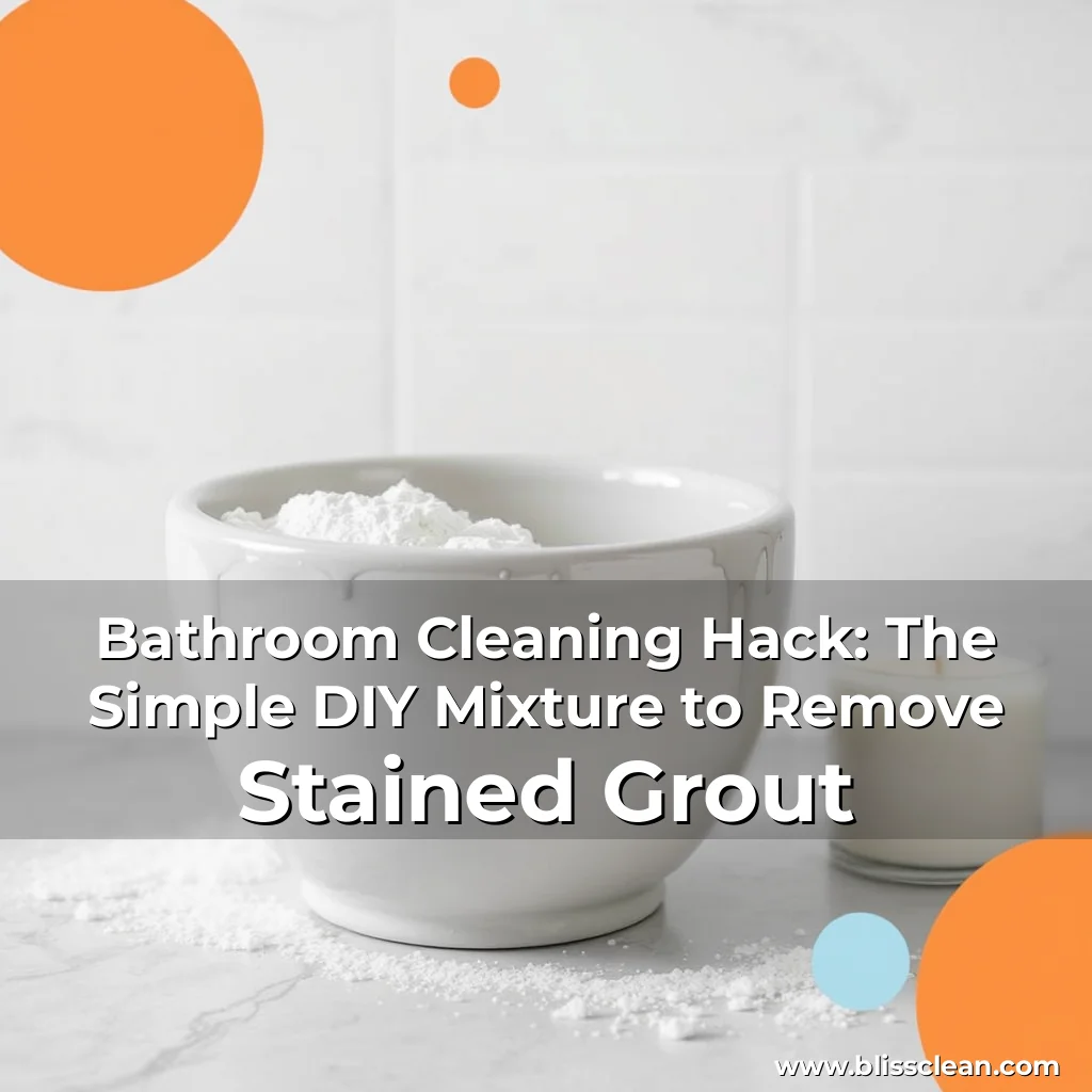 Read more about the article Bathroom Cleaning Hack: The Simple DIY Mixture to Remove Stained Grout