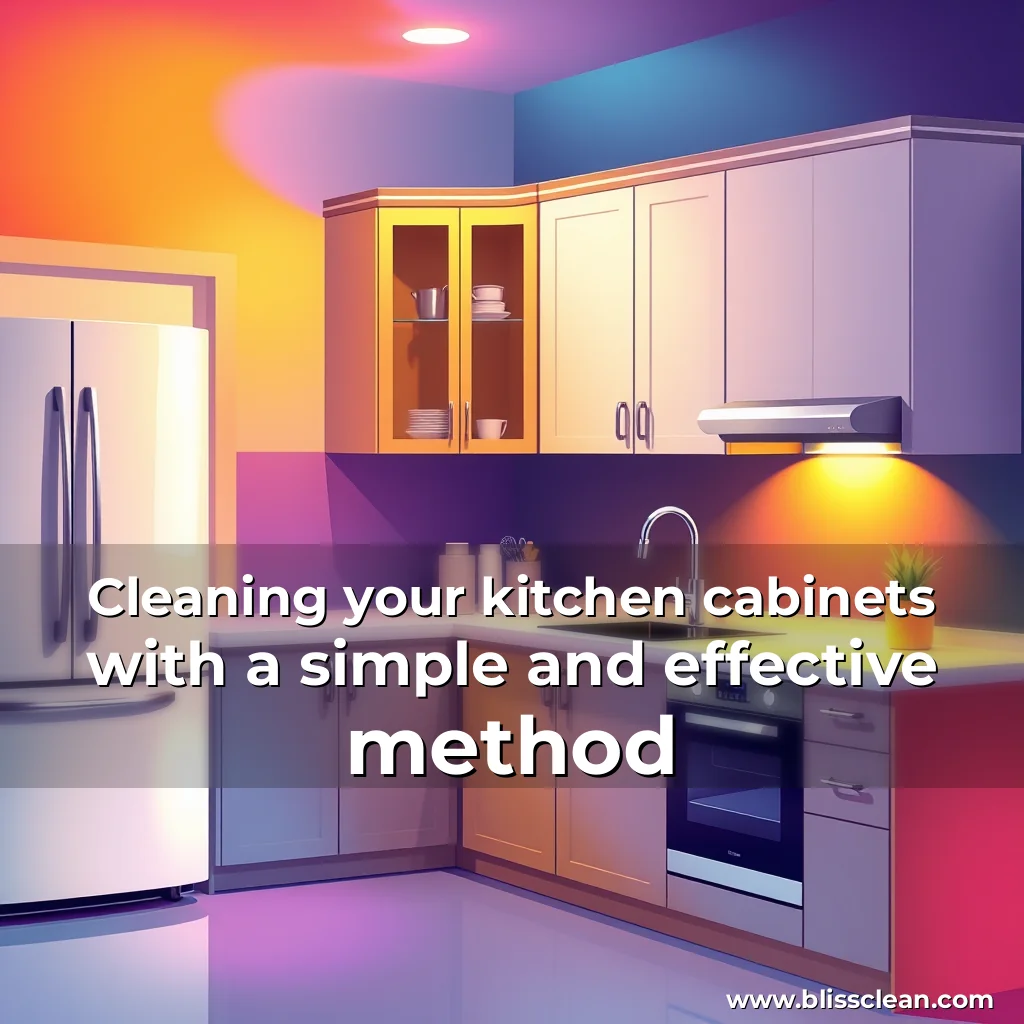 Read more about the article Cleaning your kitchen cabinets with a simple and effective method