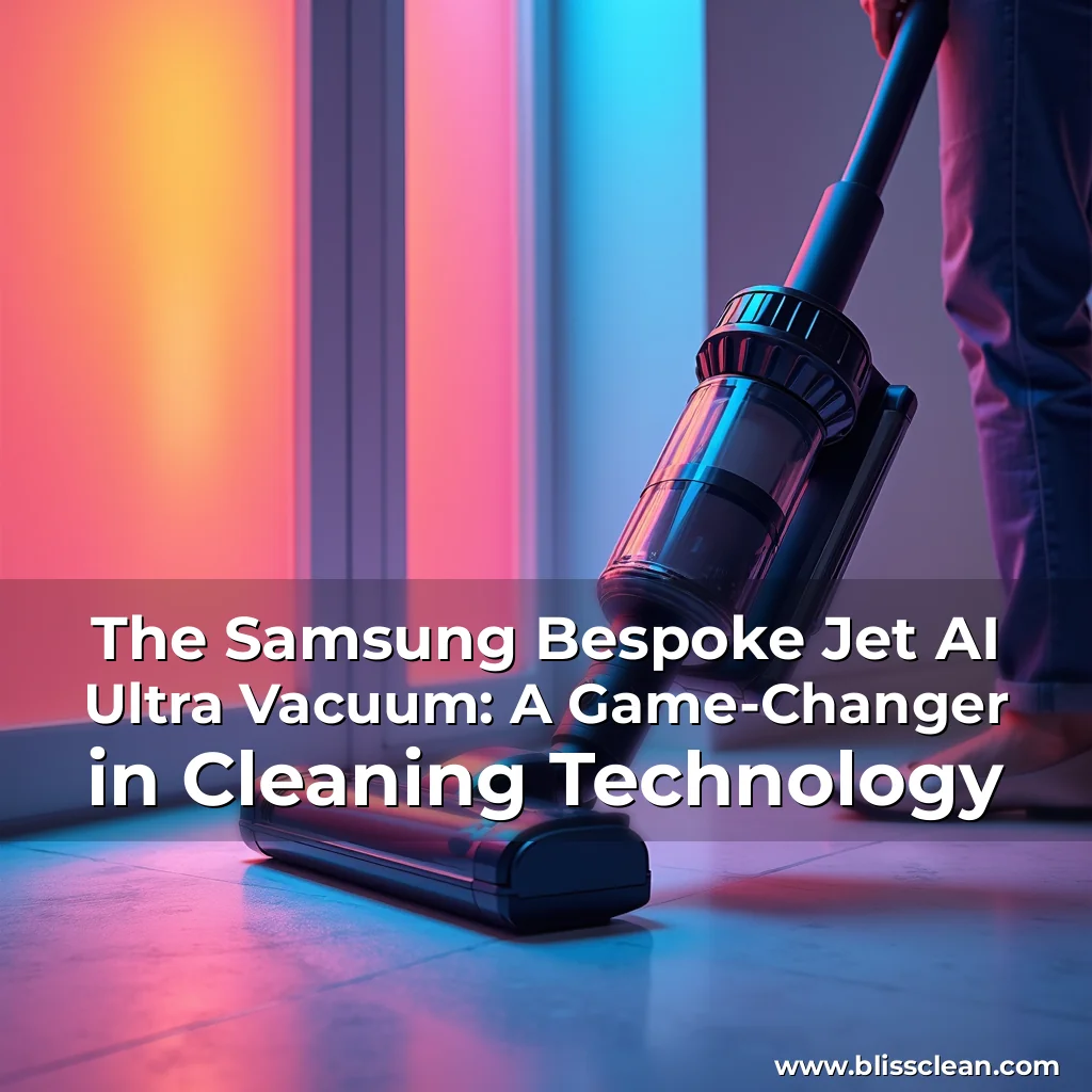 Read more about the article The Samsung Bespoke Jet AI Ultra Vacuum: A Game-Changer in Cleaning Technology