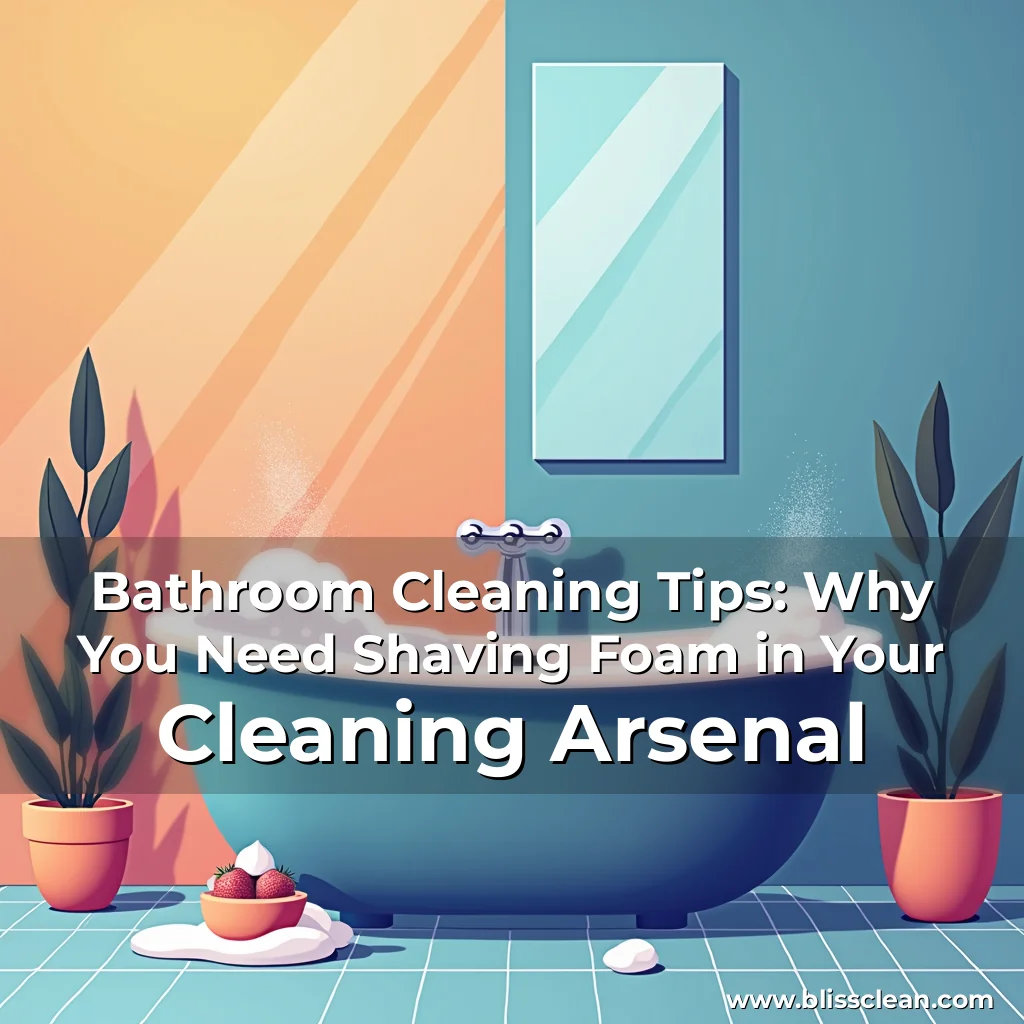 Read more about the article Bathroom Cleaning Tips: Why You Need Shaving Foam in Your Cleaning Arsenal