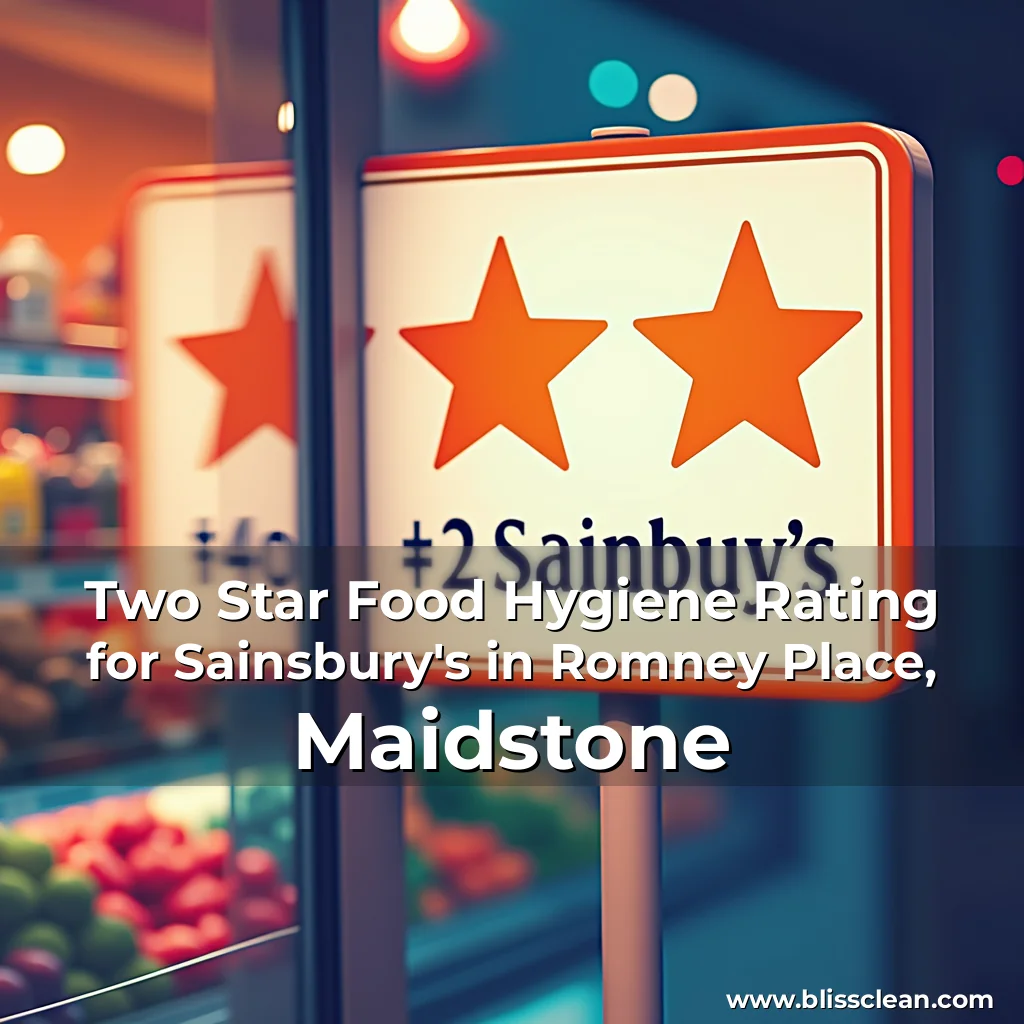Read more about the article Two Star Food Hygiene Rating for Sainsbury’s in Romney Place, Maidstone