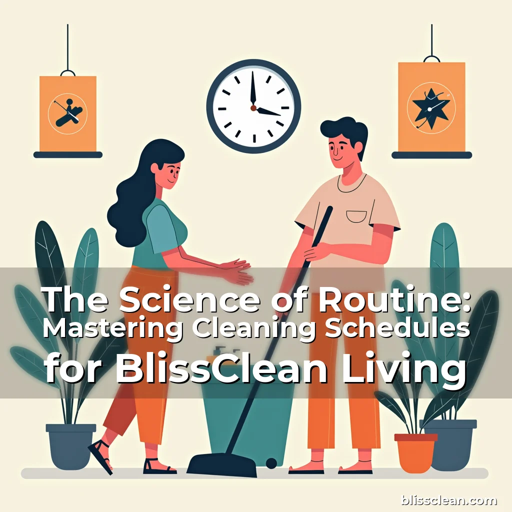 Read more about the article The Science of Routine: Mastering Cleaning Schedules for BlissClean Living