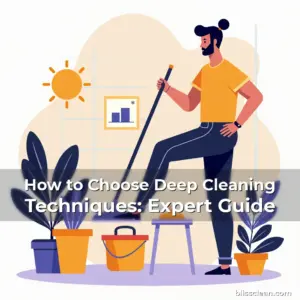 Artistic representation for How to Choose Deep Cleaning Techniques: Expert Guide