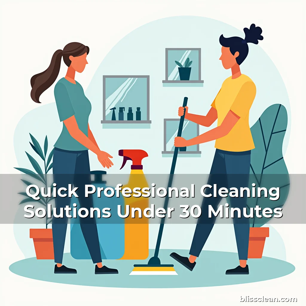 Read more about the article Quick Professional Cleaning Solutions Under 30 Minutes