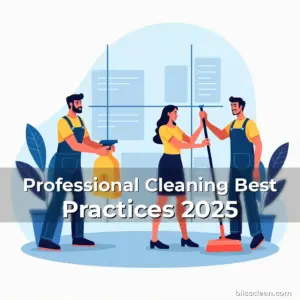 Artistic representation for Professional Cleaning Best Practices 2025