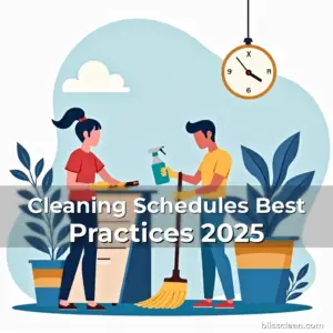 Artistic representation for Cleaning Schedules Best Practices 2025