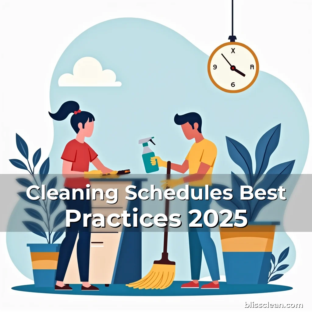 Artistic representation for Cleaning Schedules Best Practices 2025