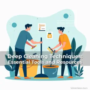 Artistic representation for Deep Cleaning Techniques: Essential Tools and Resources