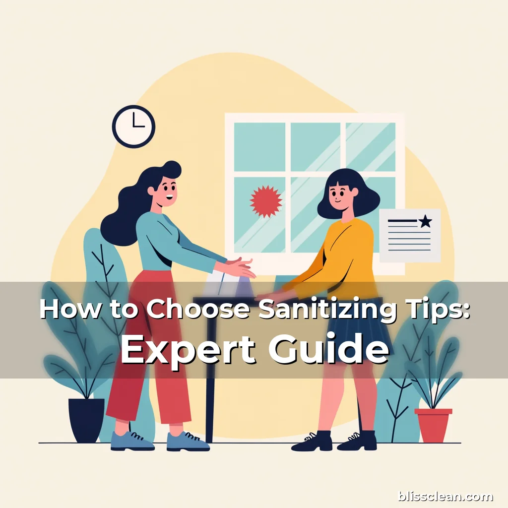 Artistic representation for How to Choose Sanitizing Tips: Expert Guide