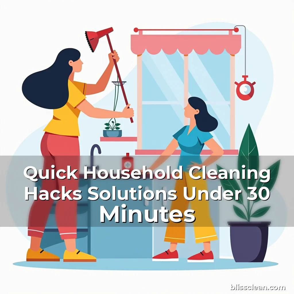 Read more about the article Quick Household Cleaning Hacks Solutions Under 30 Minutes