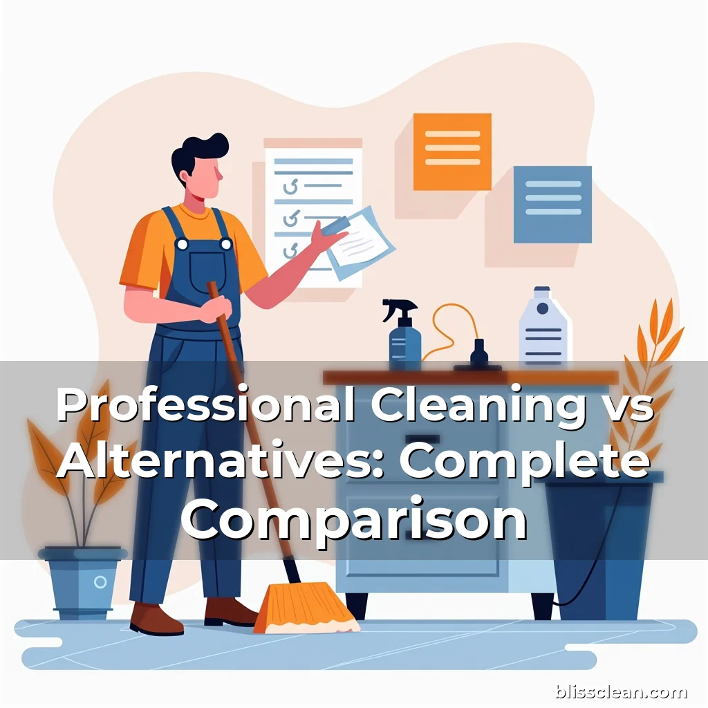 Read more about the article Professional Cleaning vs Alternatives: Complete Comparison