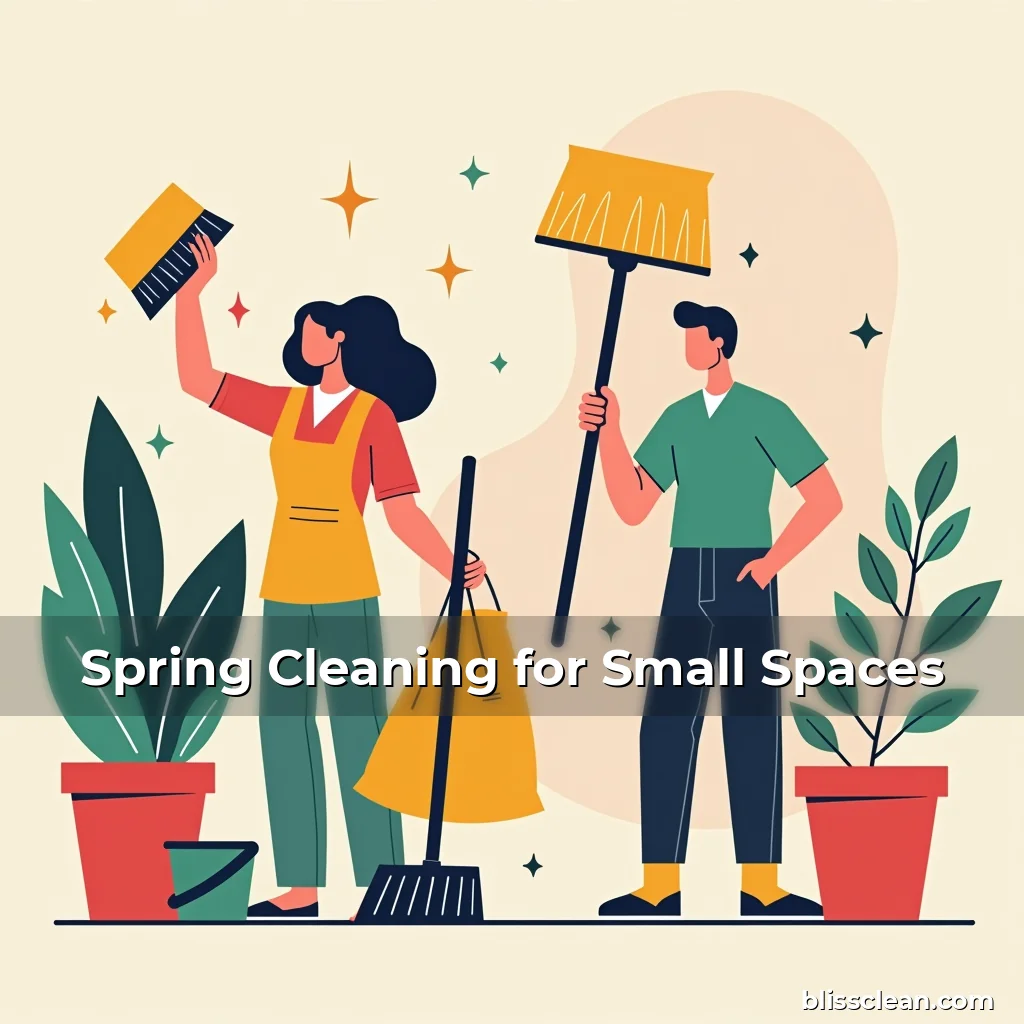 Artistic representation for Spring Cleaning for Small Spaces