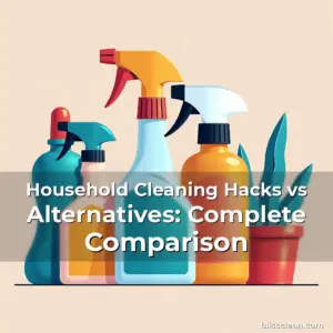 Artistic representation for Household Cleaning Hacks vs Alternatives: Complete Comparison