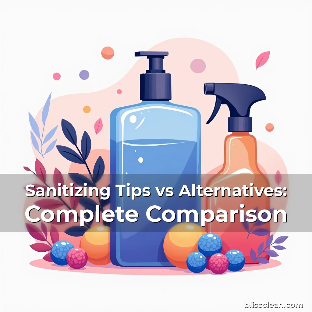 Artistic representation for Sanitizing Tips vs Alternatives: Complete Comparison