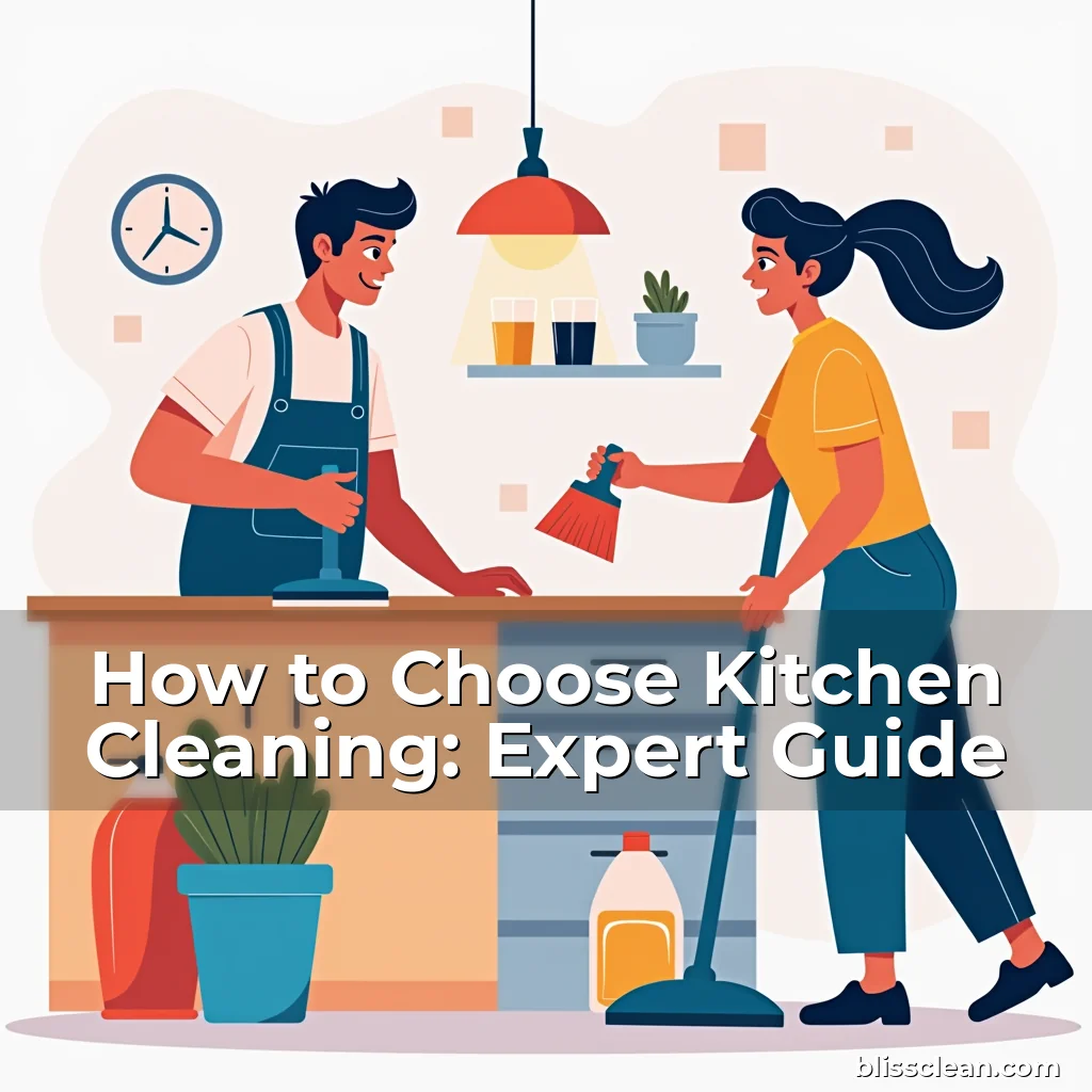 Artistic representation for How to Choose Kitchen Cleaning: Expert Guide
