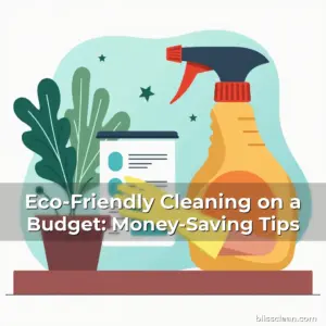 Artistic representation for Eco-Friendly Cleaning on a Budget: Money-Saving Tips