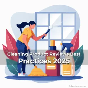 Artistic representation for Cleaning Product Reviews Best Practices 2025