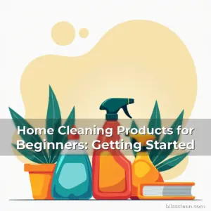 Artistic representation for Home Cleaning Products for Beginners: Getting Started