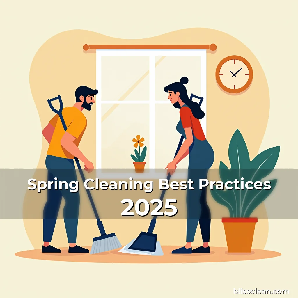 Artistic representation for Spring Cleaning Best Practices 2025
