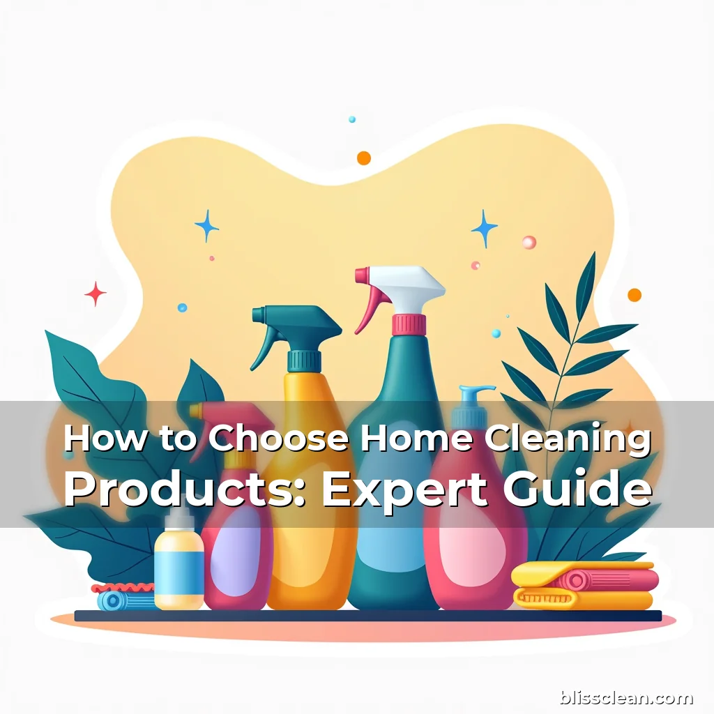 Read more about the article How to Choose Home Cleaning Products: Expert Guide